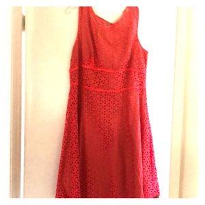 Loft Coral colored dress